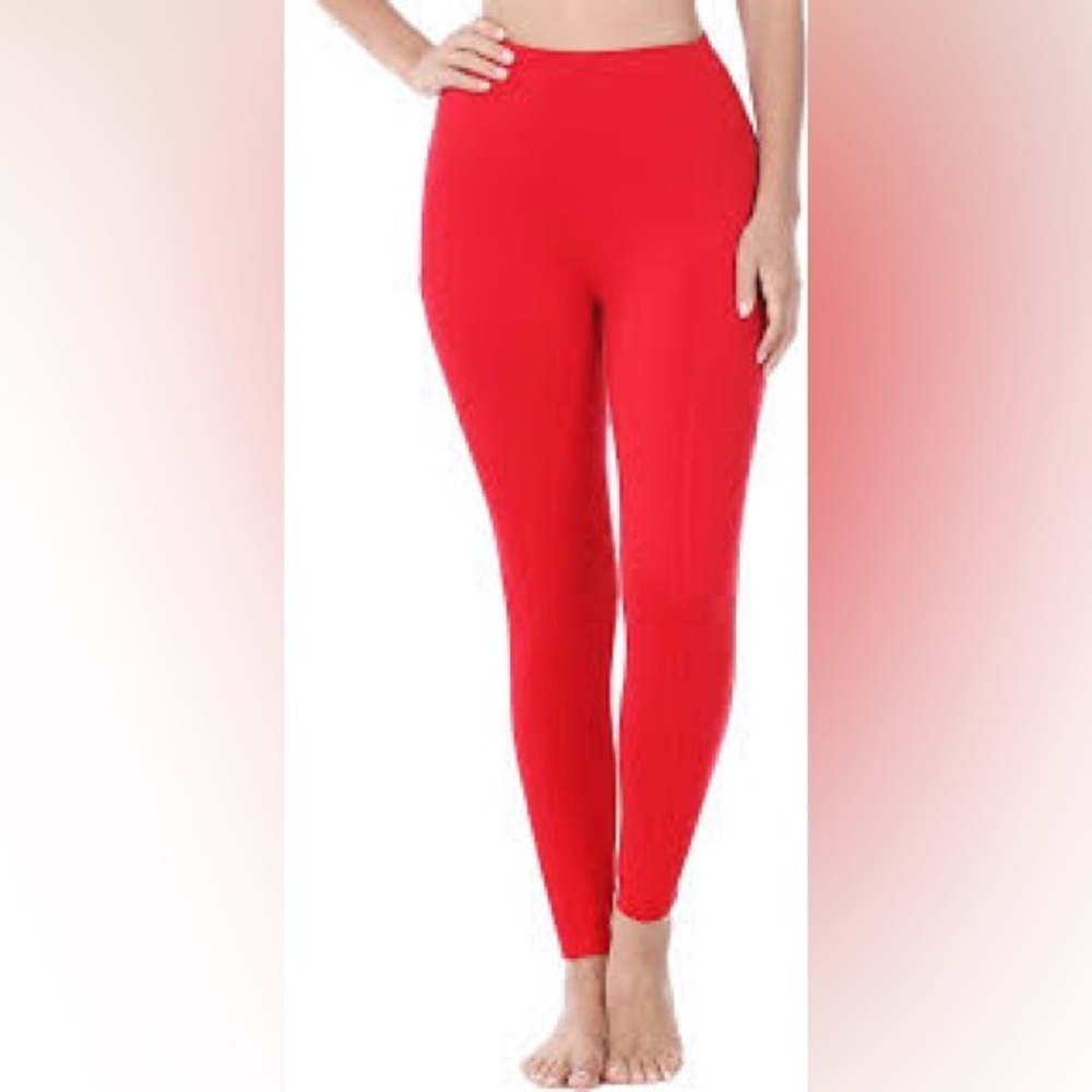 Zenana Outfitters Vibrant Red Leggings